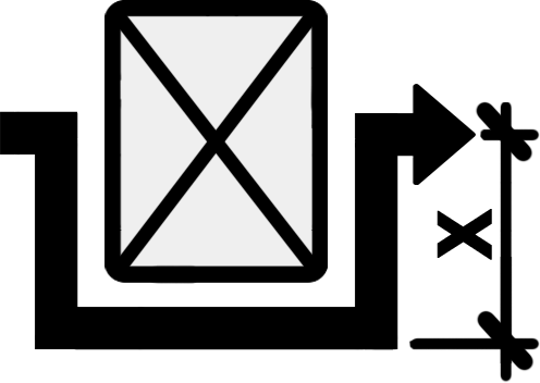 Обойти по отступу